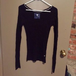 Scoop neck sweater